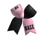 ۶ৎ pink and black sparkly bow ۶ৎ