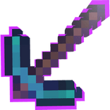 8 Bit Enchanted Diamond Pickaxe