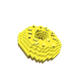 8-Bit Gold Donut Hat