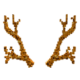 8-Bit Golden Antlers