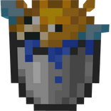 8 bit pufferfish bucket waist accessory