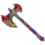 🌈8-Bit Rainbow Barf Axe