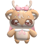 ♡ ꒰ Cute 3.0 Deer / Fawn Plushie Backpack