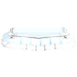 ♡ ꒰ Cute Blue Chrismtas Skirt W Silver  Bells