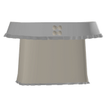 Ruffled Off Shoulder Top With Bow In Cream