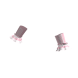 white pink hime doll kawaii qt lace up arm warmers