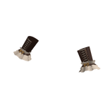 steampunk brown lace up corset ruffle arm warmers