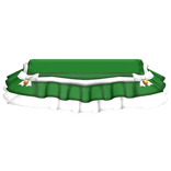 ♡ ꒰ Cute Green Chrismtas Skirt W Gold Bells