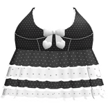 ♡ : CuteCore Dolly Dress in Black and White