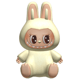 Yellow Pink Labubu Monster Plushie Backpack