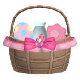 Balloon Pony Easter Bunny Basket