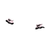 black / pink french chic cute egl ruffle cuffs