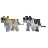 Blocky Cartoon Kit Cat Pet Buddy Followers