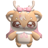 ♡ ꒰ Cute 1.0 Deer / Fawn Plushie Backpack