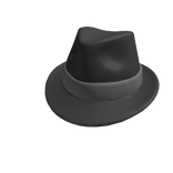 A Classic Black Fedora
