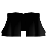 ♡૮ ྀི․ ⸝⸝․ა ˗ cute flowy dress top in pitch black