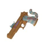 A Cute Golden Cat Gun
