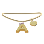 a initial (gold) ♡