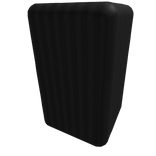 Aaron pinstripe suit left shoulder