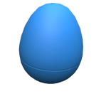 Abandoned Plastic Easter Egg