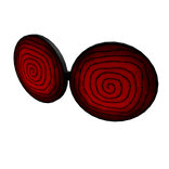 Abby Red Spiral Glasses