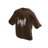Abstract Brown Graffiti Tee