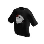 Abstract Graffiti Face Tee Black