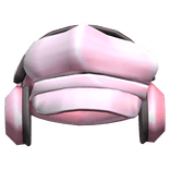 Academia Pink Beret W/ Simple Pink Headphones