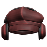 Academia Red Beret W/ Simple Red Headphones