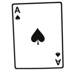 Ace Of Spades Face Tattoo