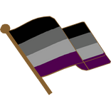 Ace Pride Flag Lapel Pin