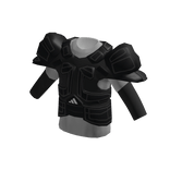 adidas Black Padded American Football Jersey