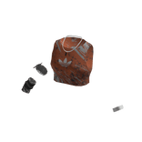 adidas Glamourous Orange and Black Cropped Top