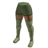 adidas Green Shorts & Stockings