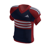 adidas Red and Blue American Football Jersey