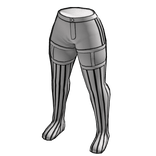 adidas Shorts + Stockings – Black Line Art