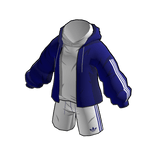 adidas Toon Shorts Outfit Navy Blue & White