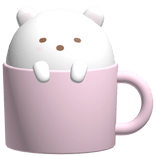 ♡ adorable bear mug in pink