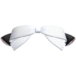 Adorable Black and White Polka-Dot Bow w Cat Ears