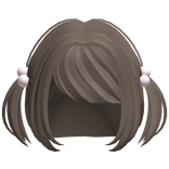 ꒰♡꒱ adorable brown baby pigtails with bobbles