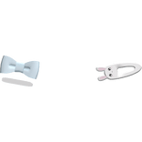 ♡ : adorable bunny + blue bow deco clips