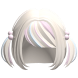 ꒰♡꒱ adorable confetti baby pigtails with bobbles