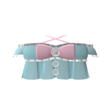 ୨ৎ adorable darling buttons top (blue)
