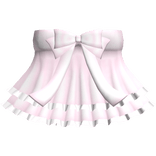 adorable doll dress with bow in pink