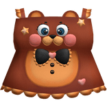 adorable freddy animatronic fnaf bear dress