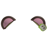 ♡︎ ꒰ adorable green apple panda bear ears ა