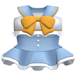 🍰 adorable kawaii school ruffle dress orange