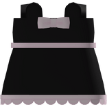 adorable little soft black & pink bunni dress