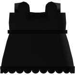 adorable little soft black bunni dress