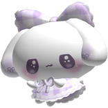 ♡︎ : adorable magical purple head plush